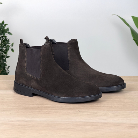 Botines Chelsea de piel de becerro ante