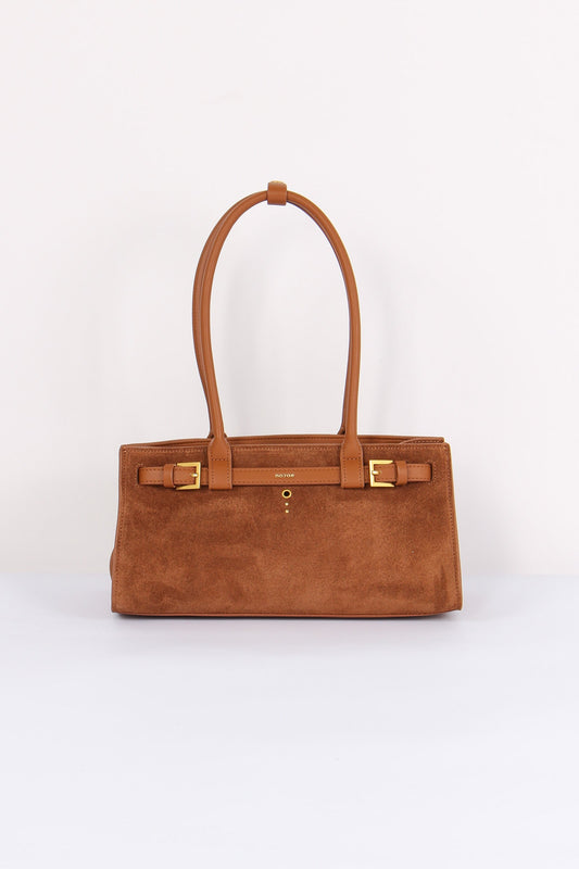 Valegro Baguette Ante Con Hebillas Tabaco