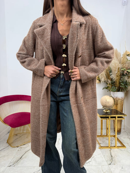 Abrigo de doble cara de Lana