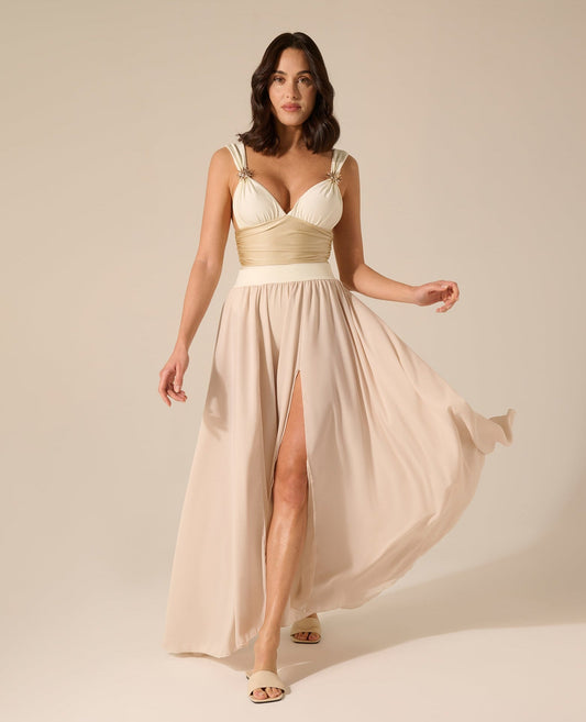 Vestido Champagne